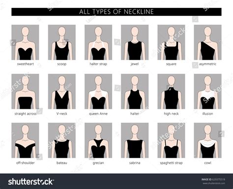 658 Types Neckline Images, Stock Photos & Vectors | Shutterstock