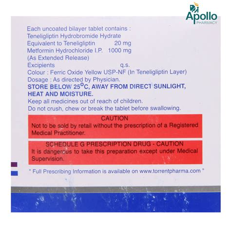 Teneza M 1000 Tablet 10's Price, Uses, Side Effects, Composition ...