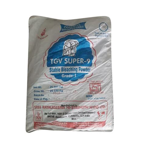 TGV Super-9 Grade 1 Stable Bleaching Powder - Affordable Price