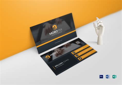 2 Sided Business Card Template 的图像结果