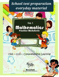 Class 1 Grade 1 Mathematics Practice Worksheets | Cbse/icse ...