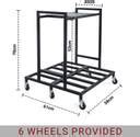 Livzing 2-Tier Ups Stand Trolley for Inverter and Battery Price in ...