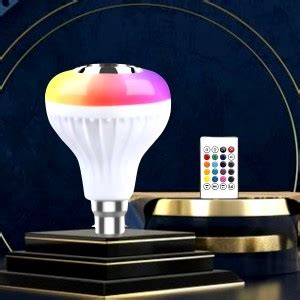 Buy Clairbell Bluetooth Bulb Speaker, 24Key Remote Control Change Color ...