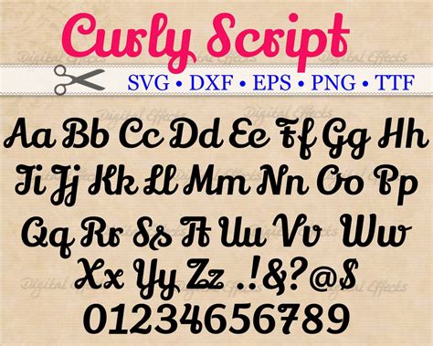 Image result for Curly Script Font