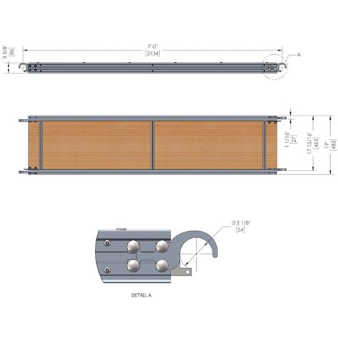 Build Frames Aluminum/Wood 0.29-ft H x 1.583-ft W x 7-ft L 250-lb ...