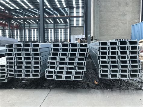 Hot Rolled Galvanized Carbon 41m C Purlin C Channel Steel Price 6mm 8mm ...