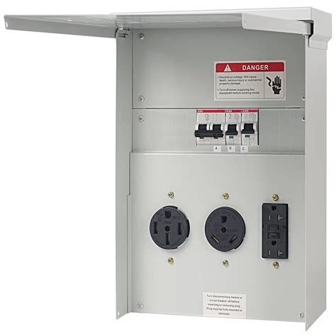 Buy Kinchoix Temporary Power Outlet Panel, RV Panel Outlet with a 20 ...