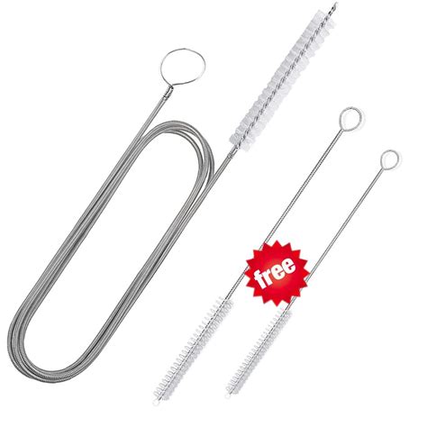57 Inches Long Drain Brush, Flexible Pipe Cleaning Brush, Fridge ...