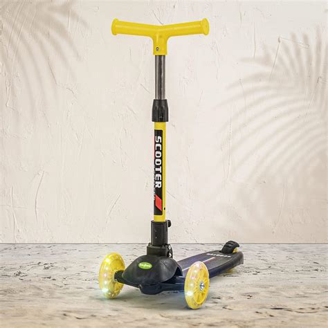 Baybee Phoenix Skate Scooter for Kids, Smart 3 Wheel Kids Scooter with ...