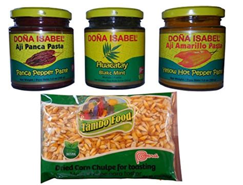Buy Food from the Incas 3 Peruvian Chile Sauces Aji Amarillo-Aji Panca ...