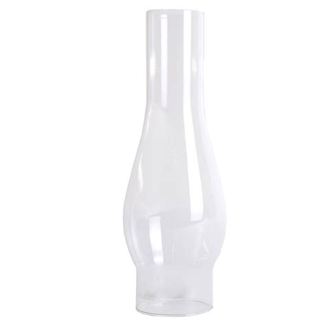 Clear Glass Lamp Chimney, Replacement Hurricane Globe Measures 2 5/8 ...