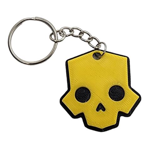 Buy Helldivers 2 Skull Symbol Design 3d Printed Key Chain Online in ...