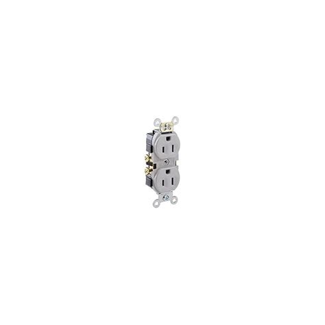 Leviton 15 Amp, 125 Volt, Nema 5-15R, 2P, 3W, Narrow Body Duplex ...