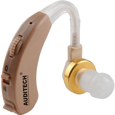 AUDITECH ' Silver ' With 6 Batteries Hearing Amplifier For Ear/Sound ...