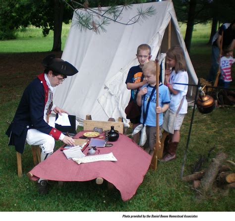 Daniel Boone Homestead Throwing a July 4 Observance