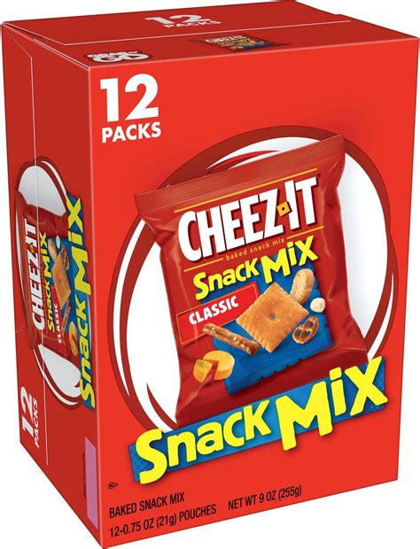 Amazon.com: Gripz Mini Baked Snack Crackers, Sweet and Salty Snacks ...