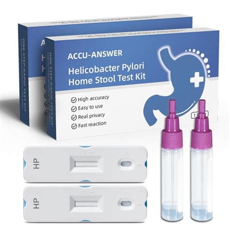 Urla ACCU- Answer 2 Tests H Pylori Stool Test Kits, H. India | Ubuy