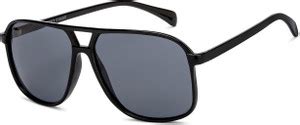 Buy VINCENT CHASE by Lenskart Rectangular Sunglasses Grey For Men ...
