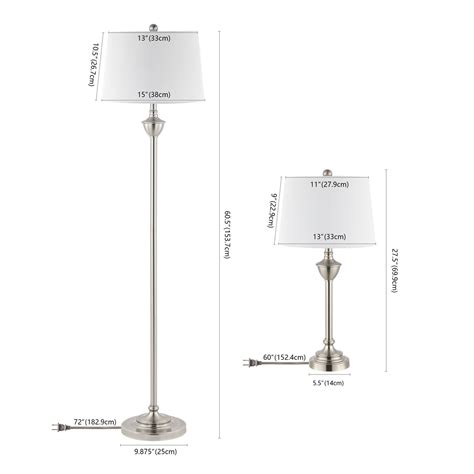Table Lamps - Peltier Floor And Table Lamp Set ( Set Of 3 ) Shop ...