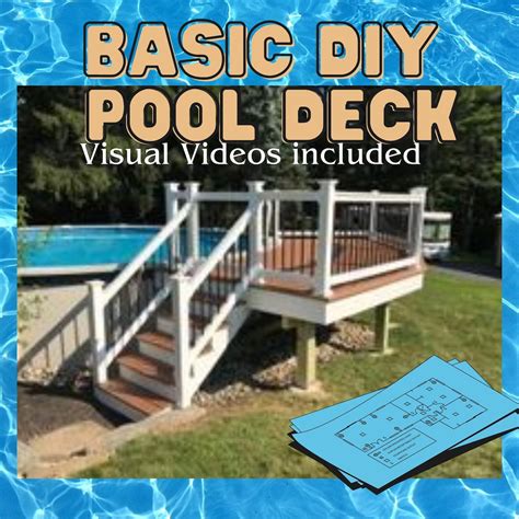 Diy INTEX Above Ground Pool Deck Plan, How to Build a Pool Deck, Pool ...