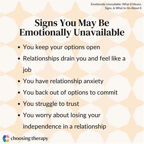 17 Signs Someone Is Emotionally Unavailable