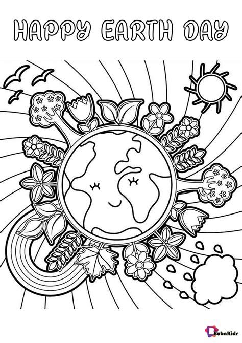 Holidays Earth Day Coloring Pages - Free Coloring Pages