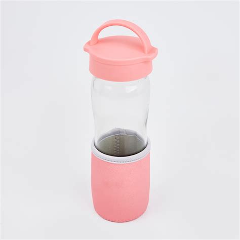 Buy Atlantis Bowen Glass Water Bottle with Pouch - 500ml from Home ...