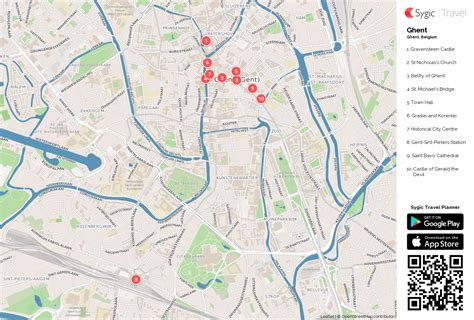 Ghent Map Printable
