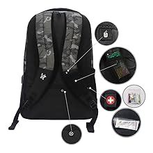 Buy Arctic Fox Alarm Zipper System | Anti-Theft Backpack with USB ...