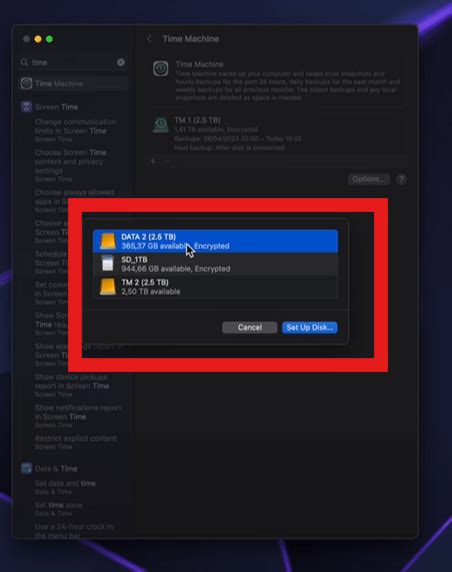 Image result for Setting Up Time Machine