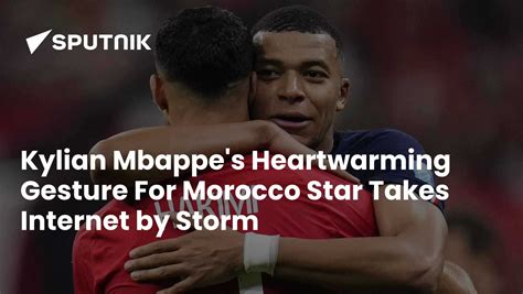 Kylian Mbappe's Heartwarming Gesture For Morocco Star Takes Internet by ...