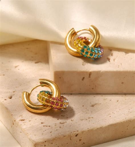 The Rainbow Celine Earrings – So Fetch