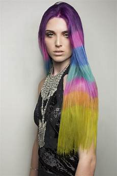Fashion Color Hair by The Color Blocked Hair Dye Trend Takes Rainbow Hair To The Fashion Color Hair