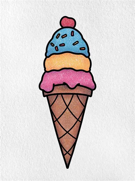 Ice Cream Drawing