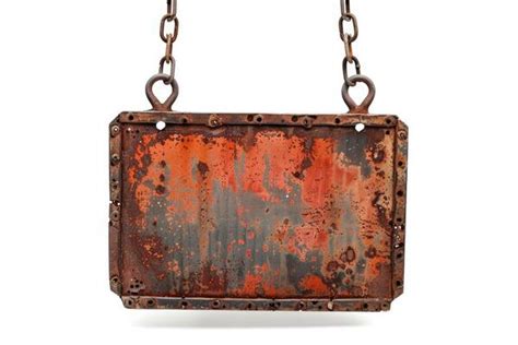 Image result for How to Clean a Rusty Sign