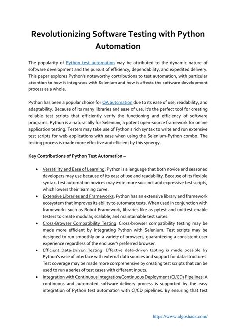 Image result for Software Testing Python