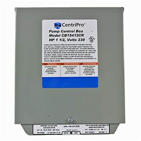 Buy CB15412CR CentriPro Submersible Pump Control Box 1.5 HP 230 V ...