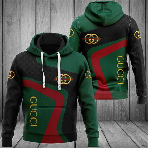 Gucci Black Green Hoodie Luxury Brand Clothing Clothes Outfit For Men ...