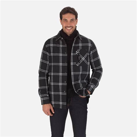Men’s Flannel Shirt | Black | Rossignol