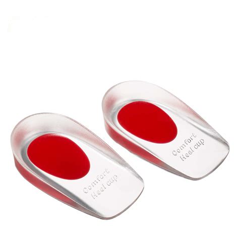 Buy Skudgear 2 Silicone Gel Heel Pads Protector Insole Cups For Plantar ...