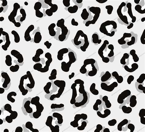 Black And White Cheetah Print Vector