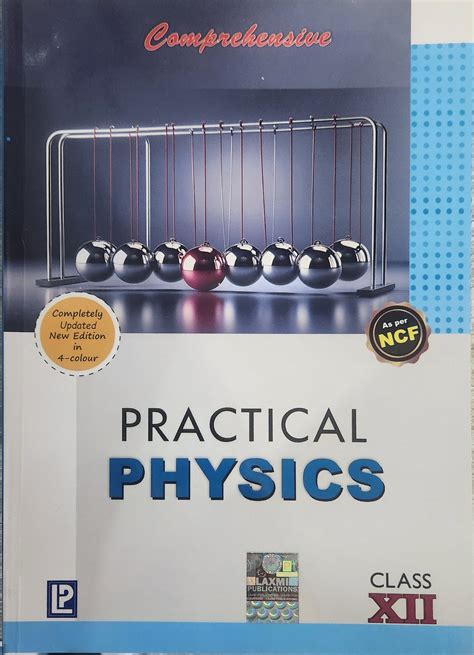 Laxmi Publication Comprehensive Practical Physics (Book) For Class 12 ...