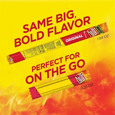 Buy Slim Jim Snack-Sized Smoked Meat Stick, Original Flavor, .28 Ounce ...