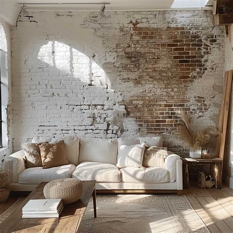 Transform Your Home with Painting Interior Brick Walls in Elegant White ...