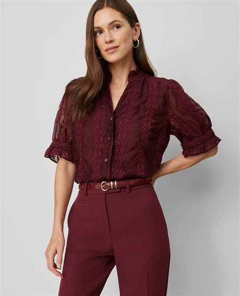 Ruffle Collar Shirt