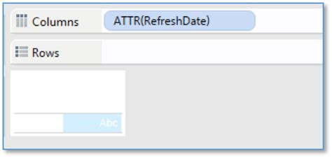 Tableau Workaround Part 1: Add Last Database Refresh Date to Dashboard ...