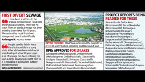 Bengaluru: BBMP to revive 26 lakes at Rs 229 crore | Bengaluru News ...