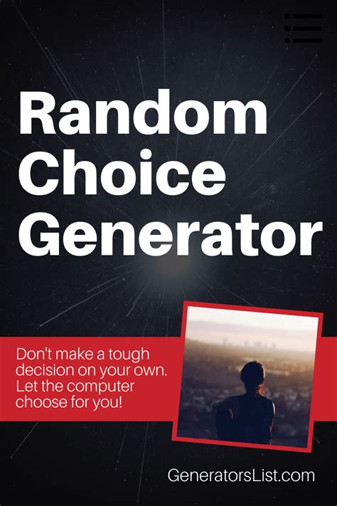 Image result for Random Choice Generator