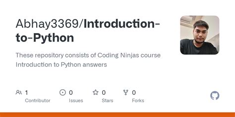 Image result for Coding Ninjas Introduction to Python GitHub