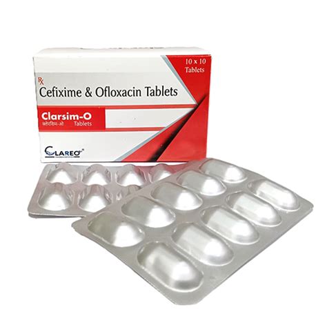 Clarsim O - Cefixime & Ofloxacin Tablets - Clareo Pharmaceuticals